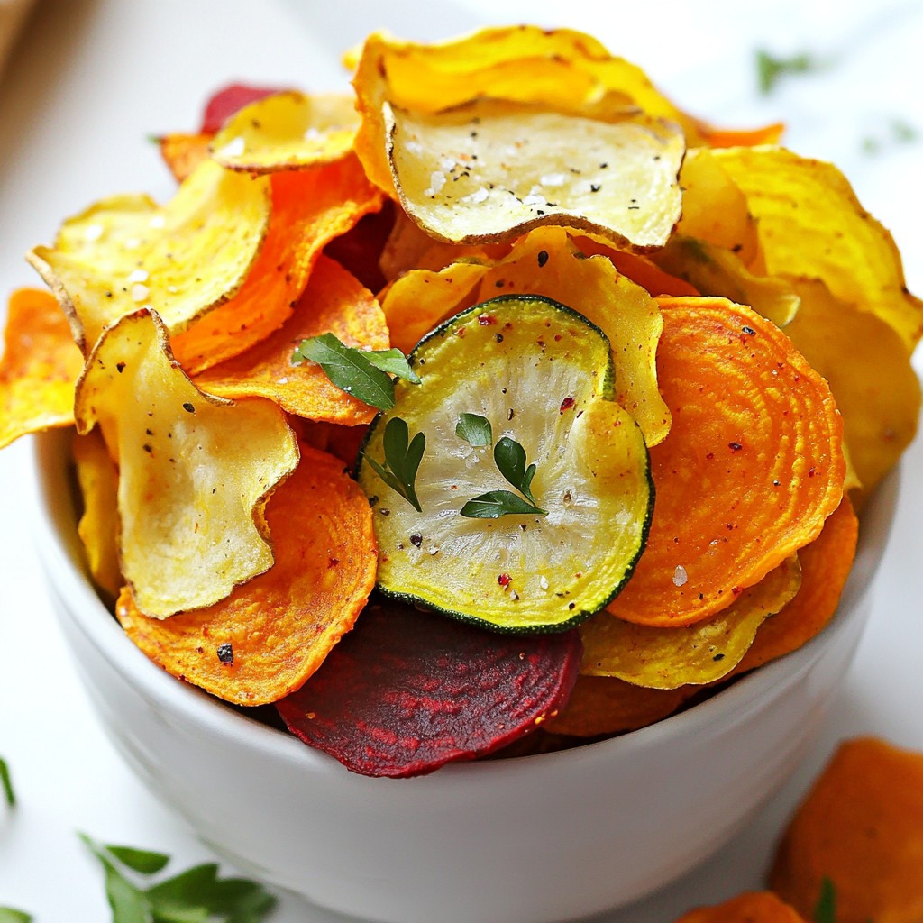 Crunchy Kids-Friendly Veggie Chips Easy Snack Recipe