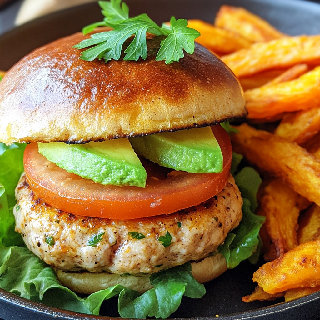 Garlic Herb Turkey Burgers Flavorful and Juicy Recipe