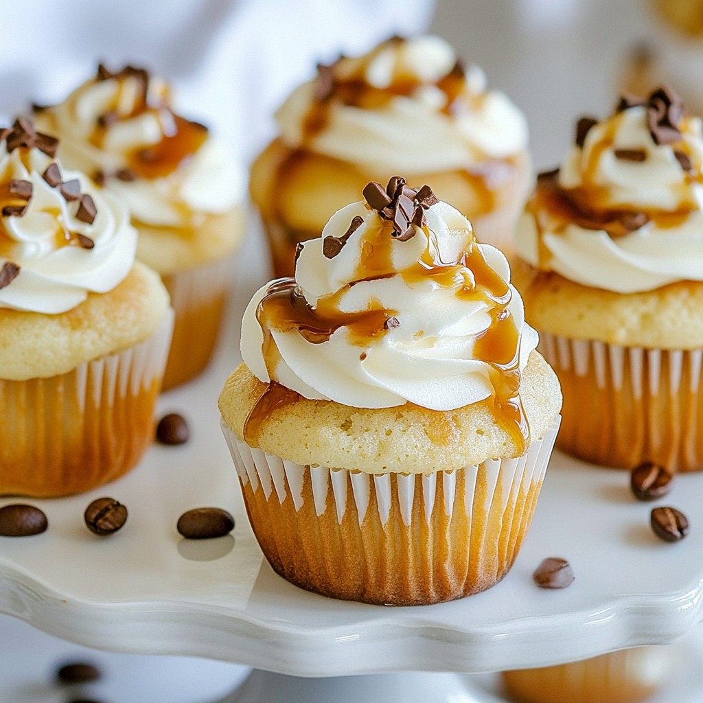 Caramel Macchiato Cupcakes Delightful Dessert Recipe