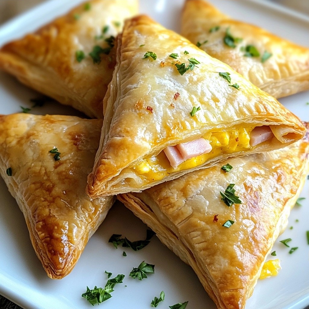 Crispy Kids-Friendly Turkey Ham and Cheese Pockets