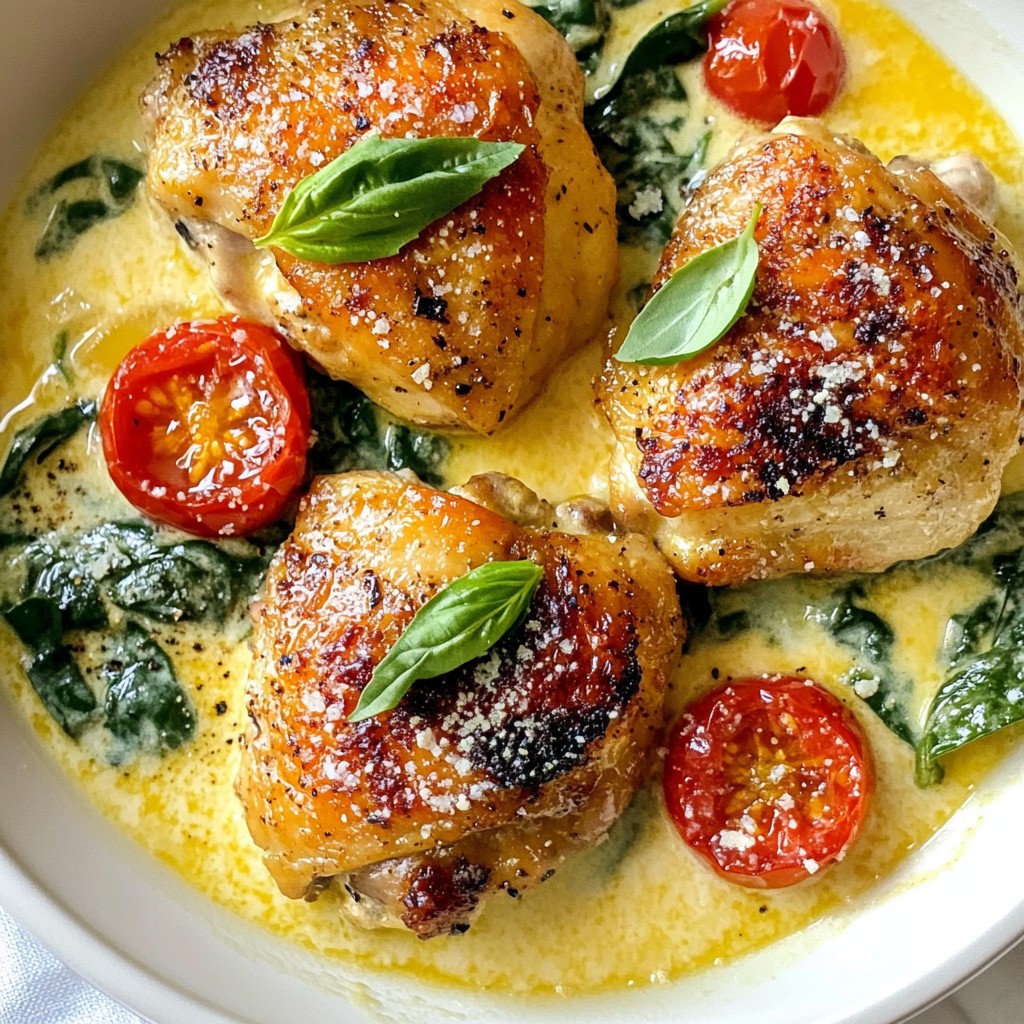 Creamy Family Meal Tuscan Chicken Skillet Delight