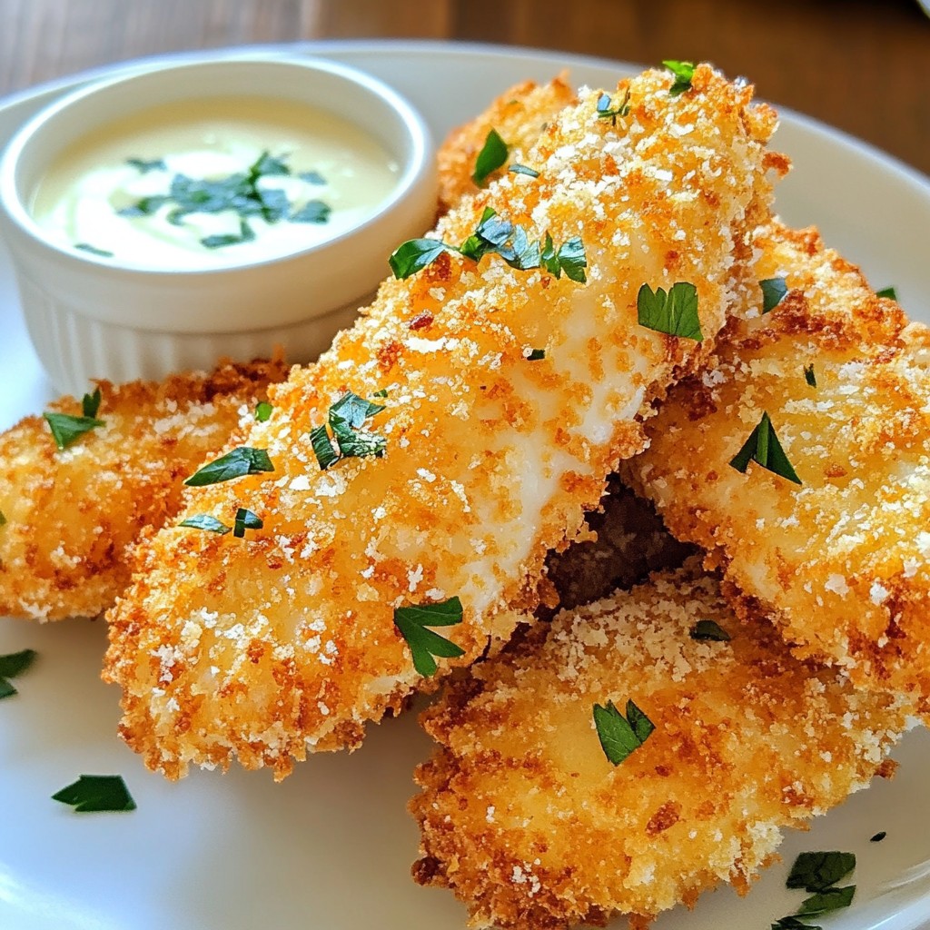 Crispy Kid-Friendly Parmesan Chicken Tenders Recipe
