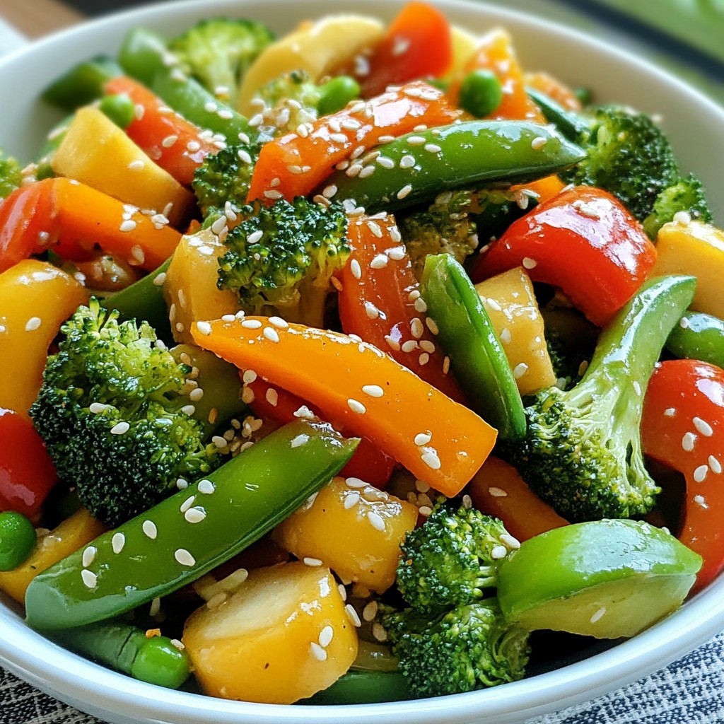 Simple Family Dinner Veggie Stir-Fry Delight