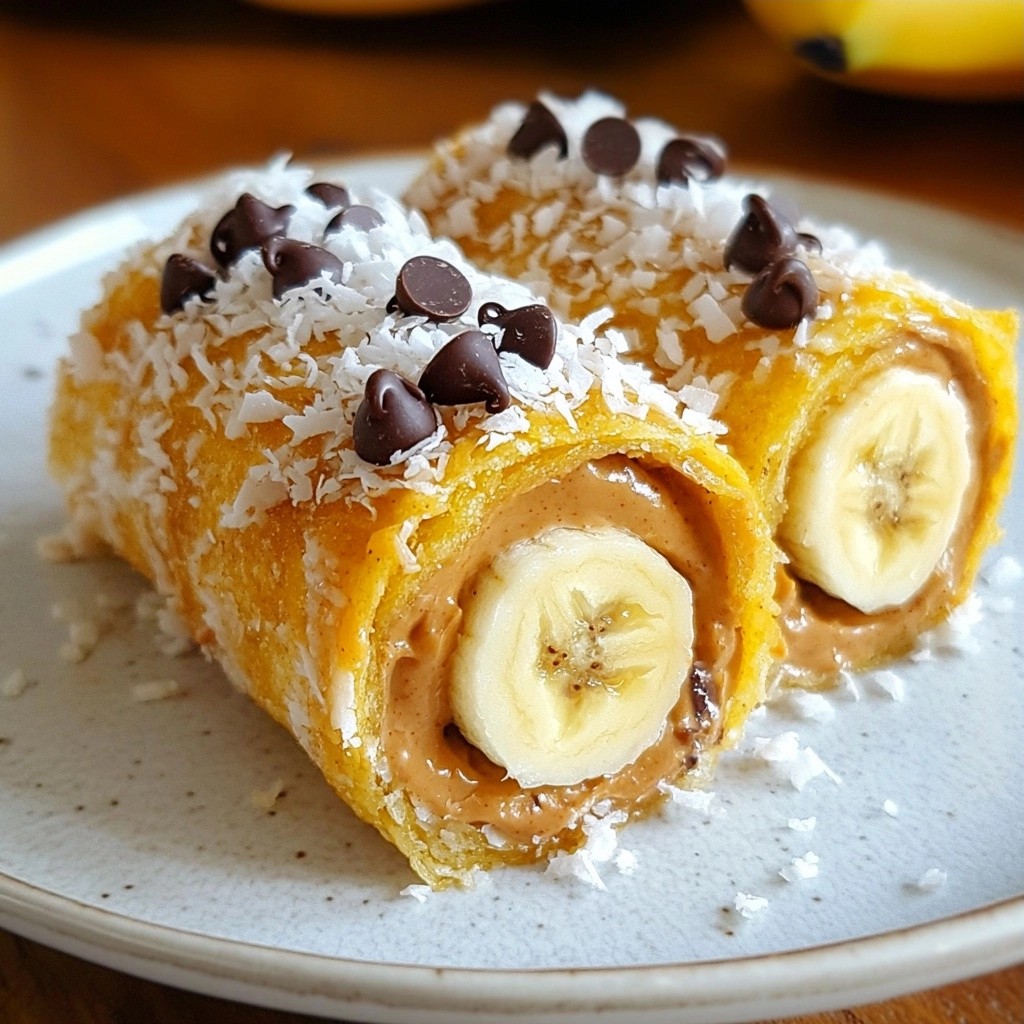 Sweet Kids-Friendly Peanut Butter Banana Sushi Treat