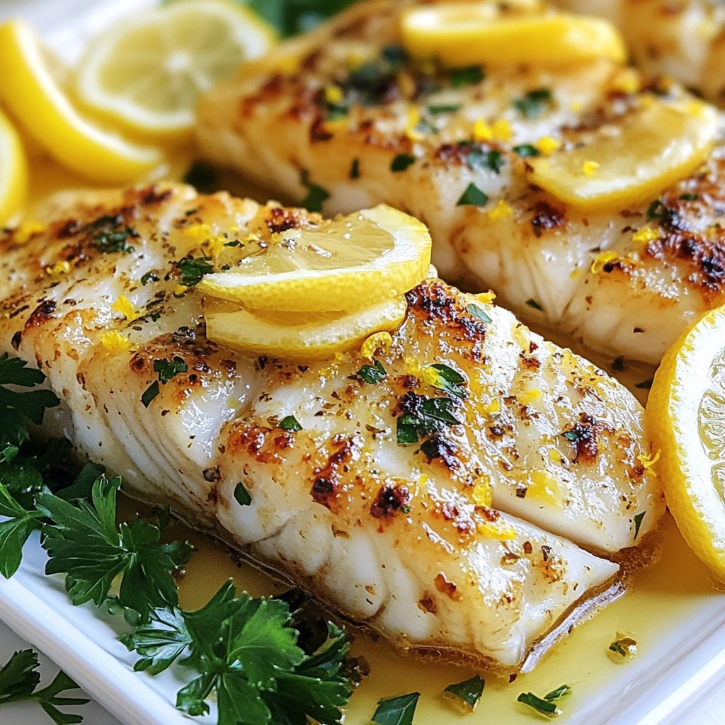 Lemon Herb Baked Cod Easy and Flavorful Recipe