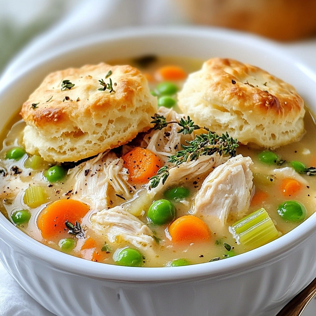 Chicken Pot Pie Soup Comforting and Hearty Recipe