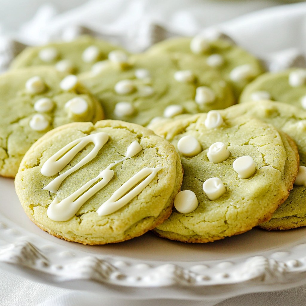 Matcha White Chocolate Shortbread Simple Recipe