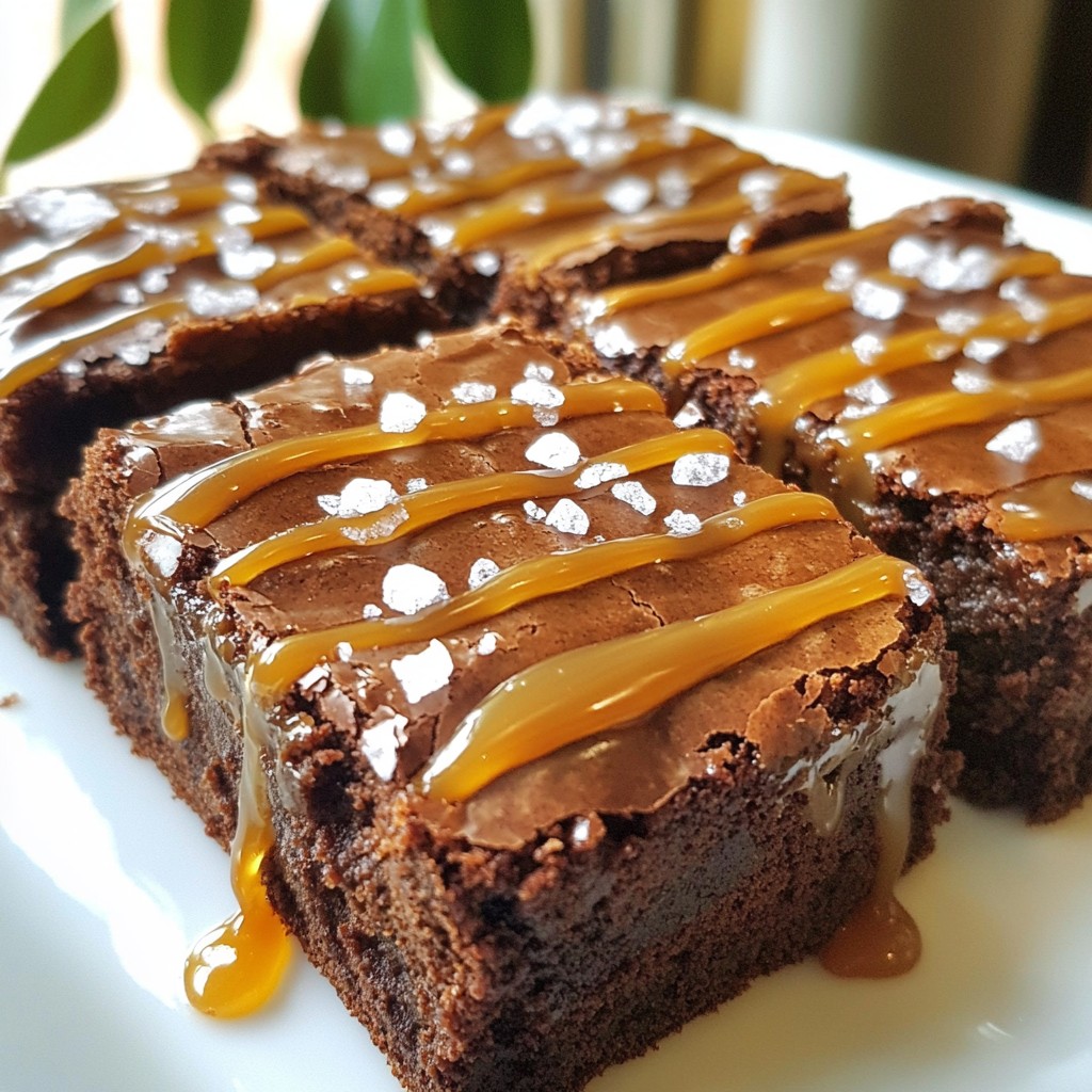 Salted Caramel Pretzel Brownies Delightful Sweet Treat