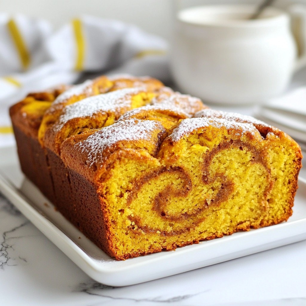 Cinnamon Swirl Pumpkin Bread Irresistible Fall Treat