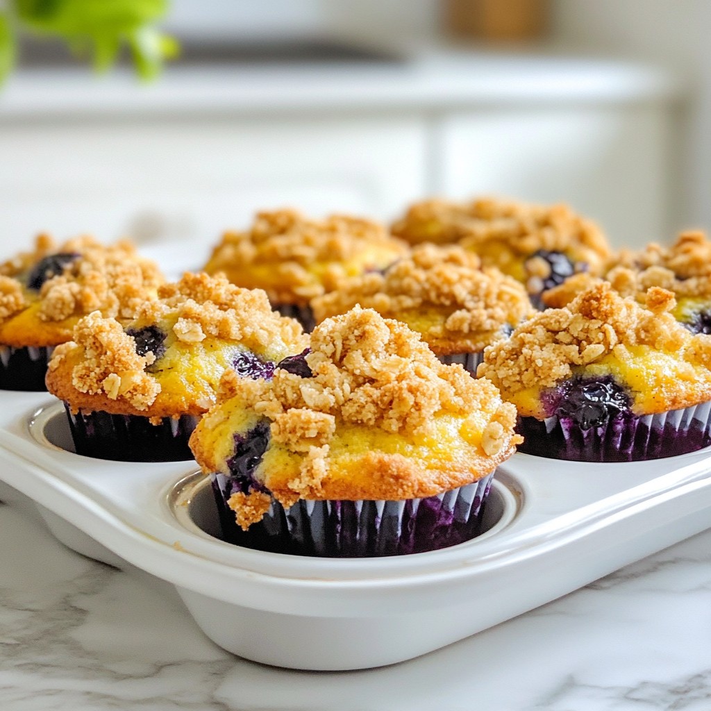 Blueberry Crumble Muffins Irresistible Morning Treat