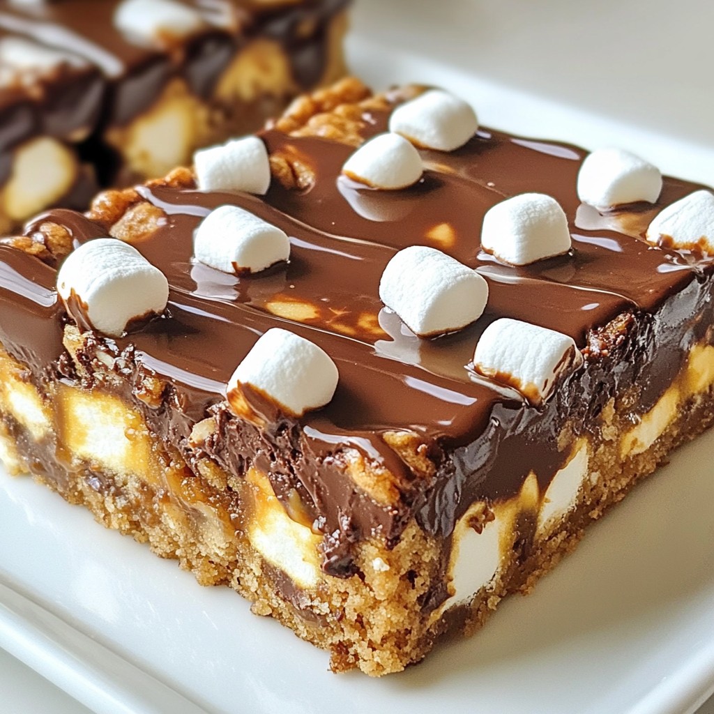 Chocolate Chip S’mores Bars Delightful and Easy Treat