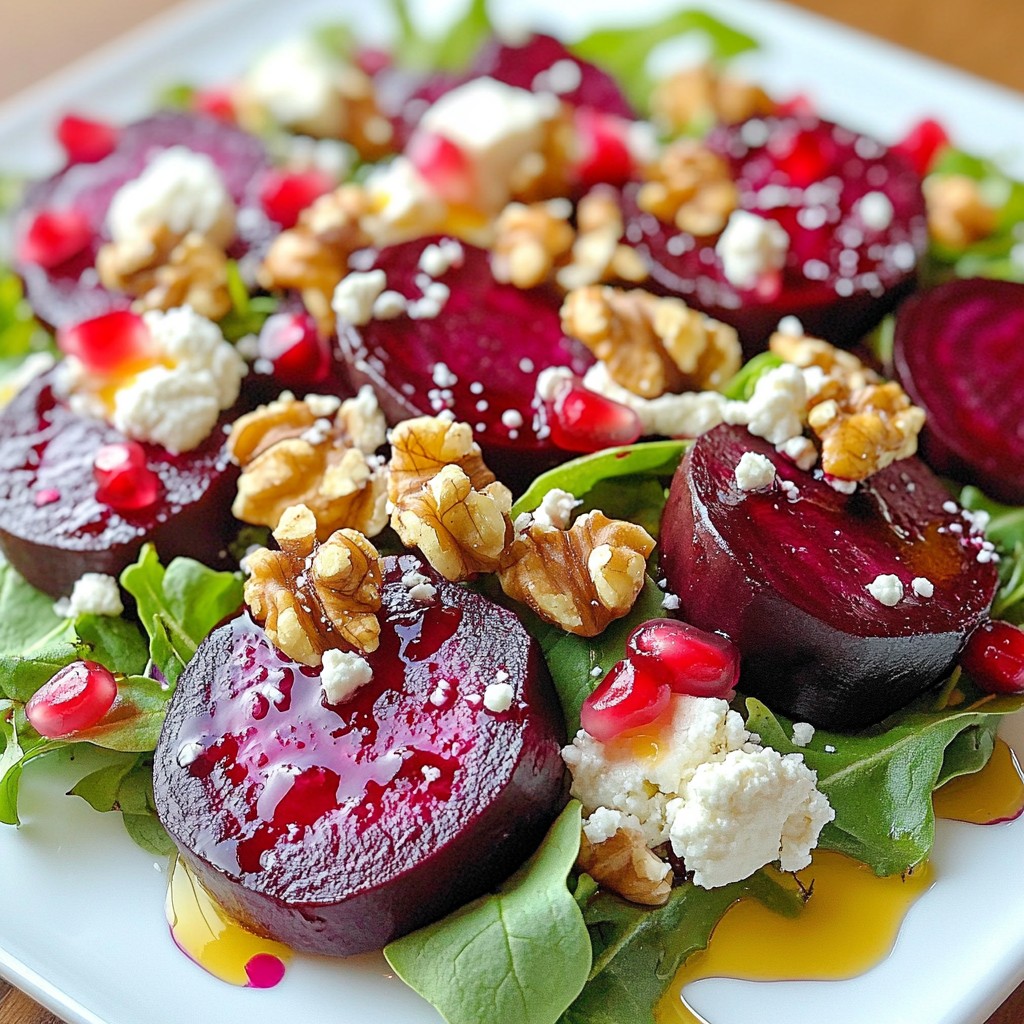 Roasted Beet Goat Cheese Salad Vibrant and Healthy Mix