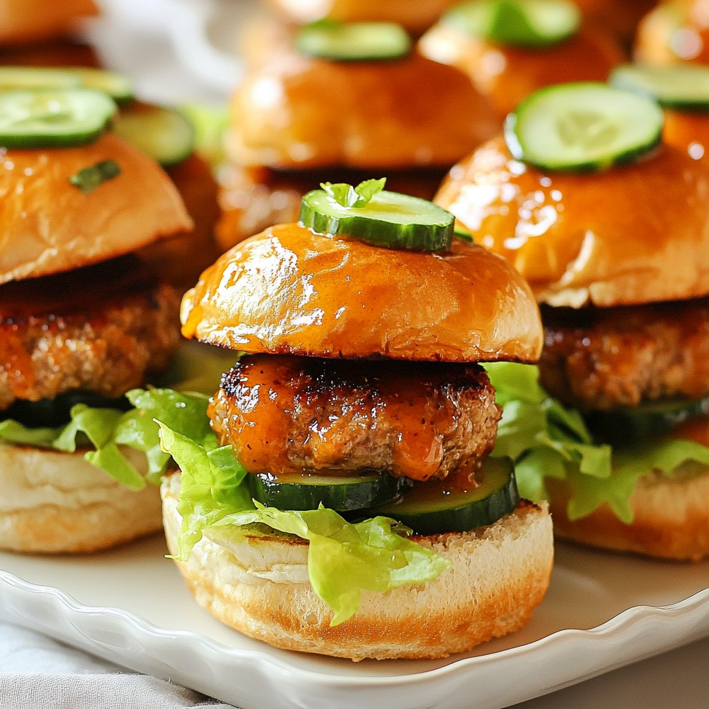 Sweet Chili Chicken Sliders Flavorful and Easy Recipe