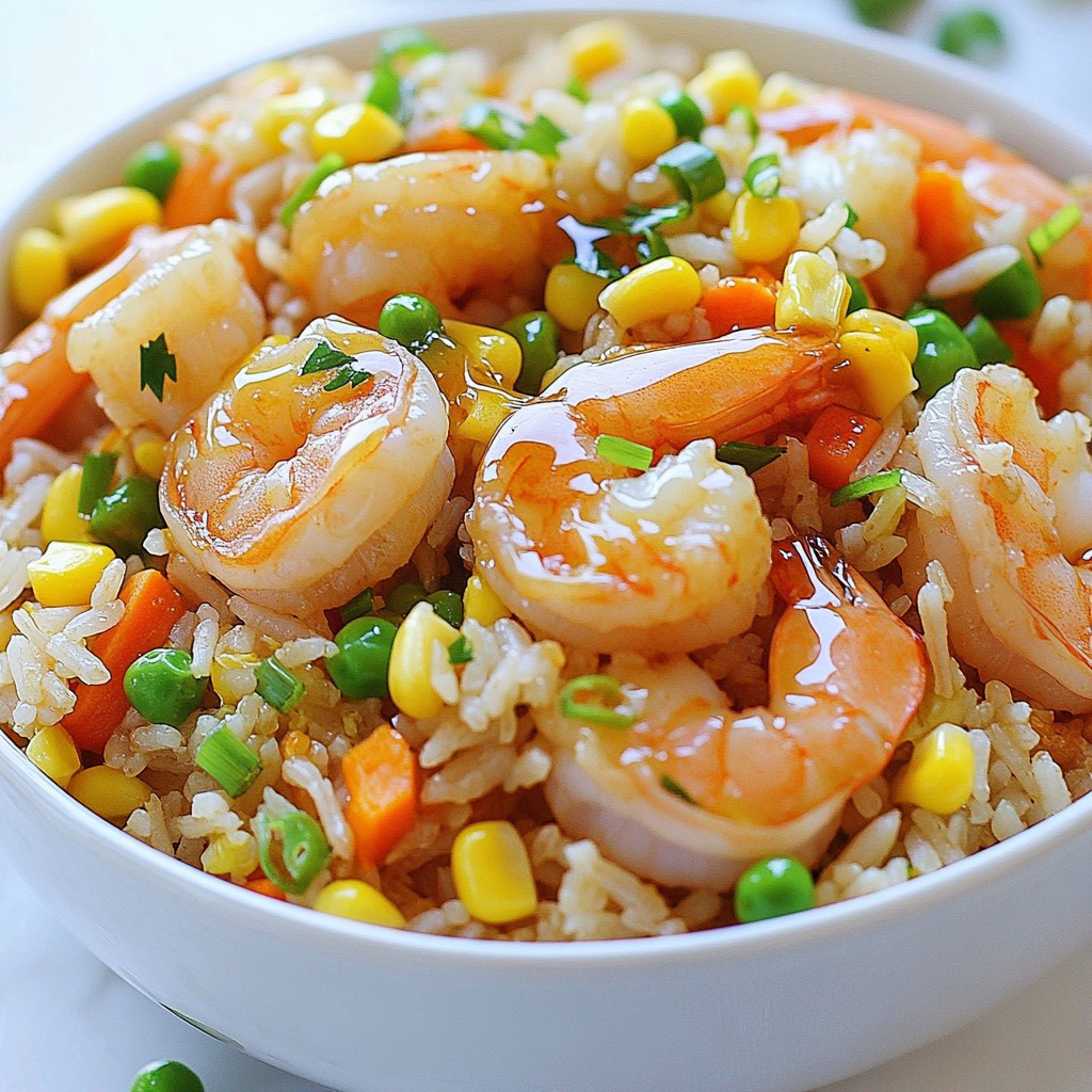 Honey Garlic Shrimp Fried Rice Flavorful Delight Recipe