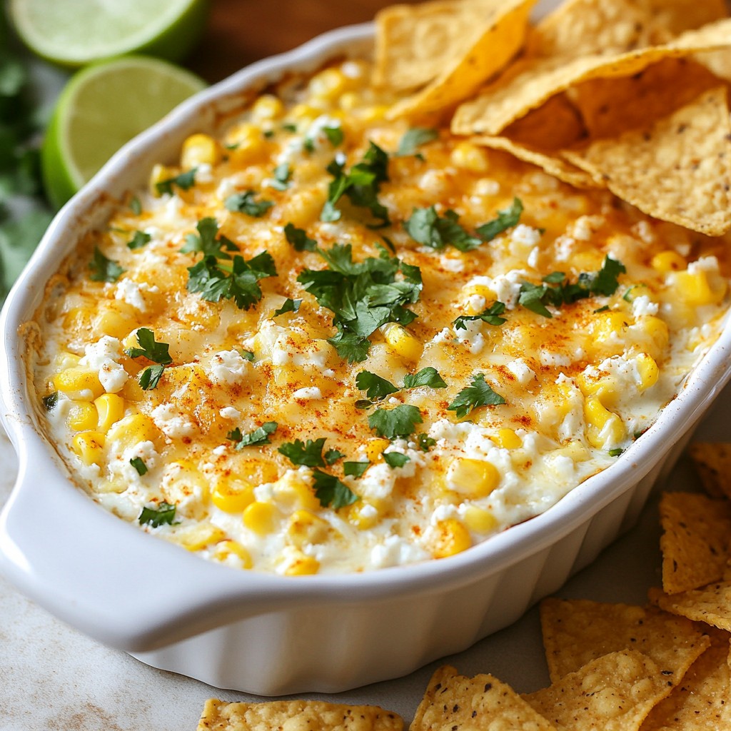 Mexican Street Corn Dip Flavorful Party Snack Idea