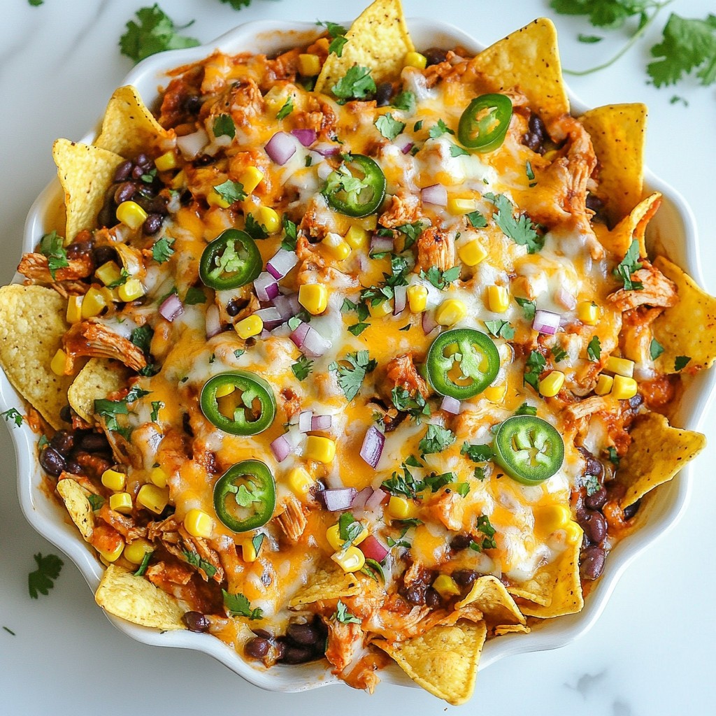 BBQ Chicken Nacho Skillet Tasty and Simple Meal