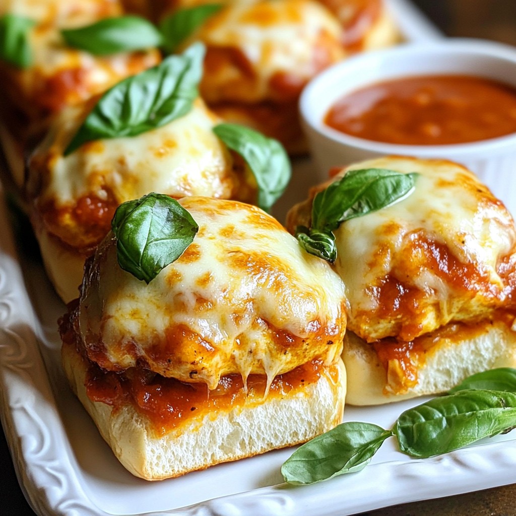 Chicken Parmesan Sliders Tasty and Easy Recipe