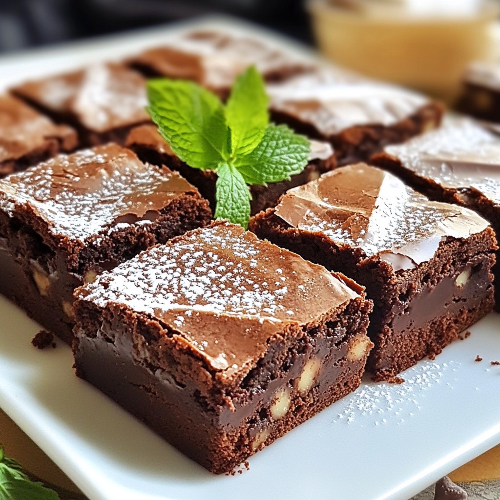 Mouthwatering Andes Mint Chocolate Brownies Recipe