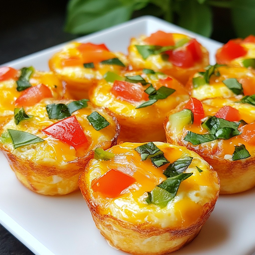 Cheesy Kids Mini Egg Muffins Easy and Fun Recipe