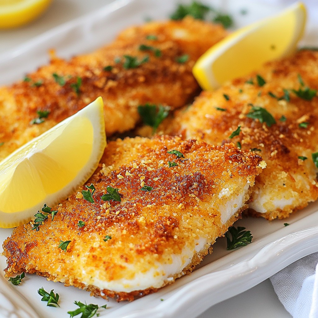 Crispy Picky Eater Parmesan Crusted Tilapia Delight