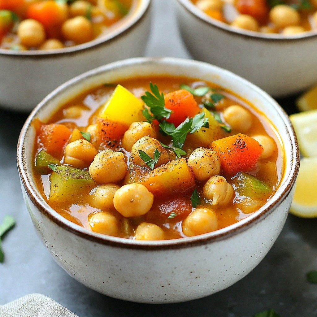 Moroccan Chickpea Stew Flavorful and Simple Recipe