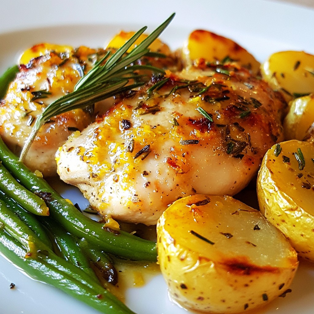 Lemon Rosemary Sheet Pan Chicken Simple and Tasty Meal