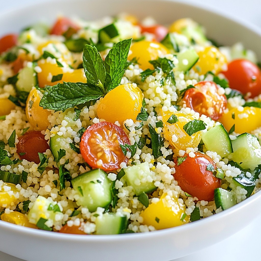 Lemon Herb Couscous Pilaf Flavorful and Easy Recipe