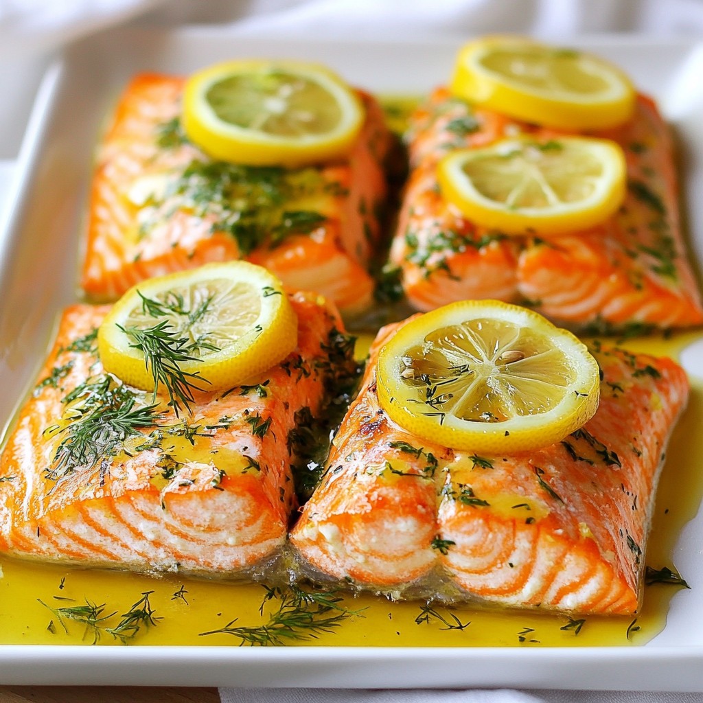 Lemon Herb Baked Salmon Tasty and Simple Recipe