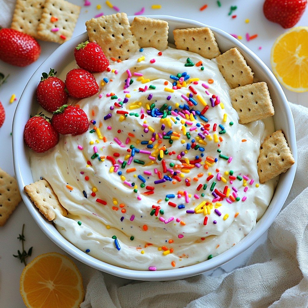 Funfetti Cake Batter Dip Irresistibly Sweet Delight