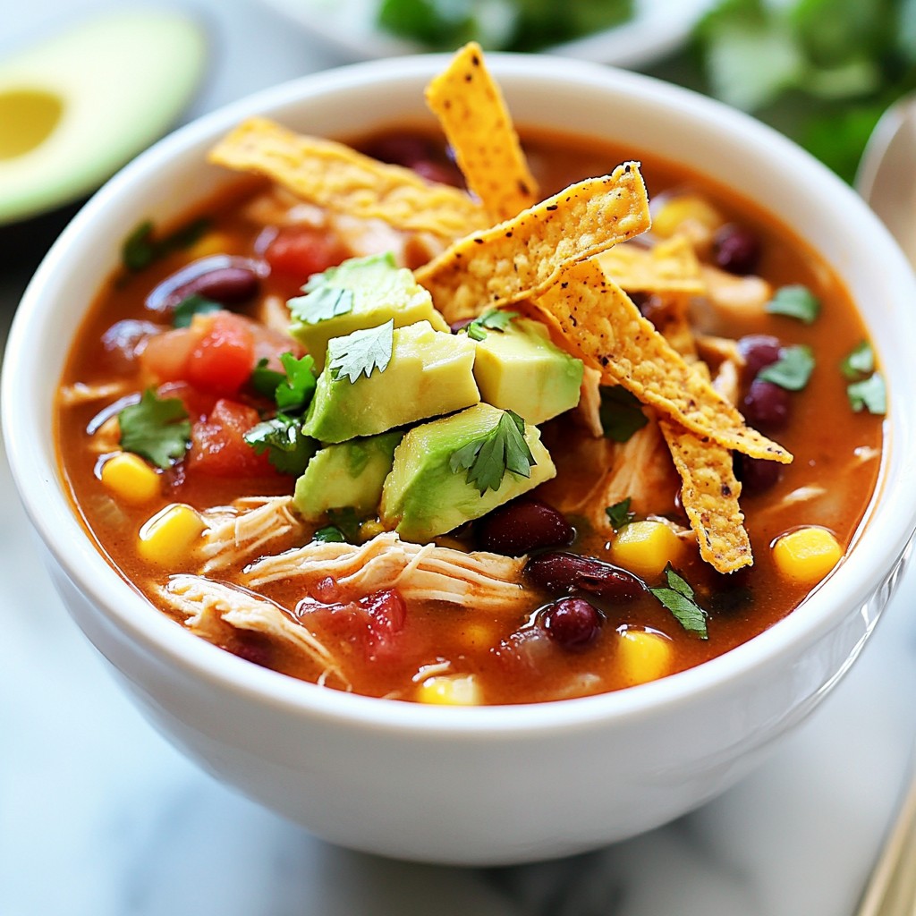 Slow Cooker Chicken Tortilla Soup Simple Comfort Meal