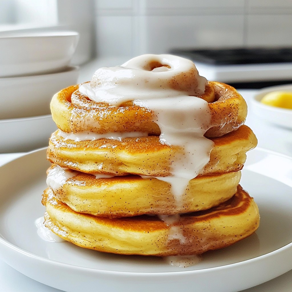 Cinnamon Roll Pancakes Delightful Breakfast Recipe