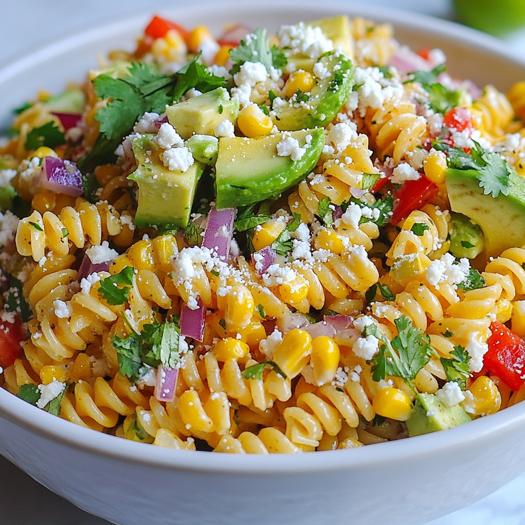 Mexican Street Corn Pasta Salad Flavorful and Easy Recipe