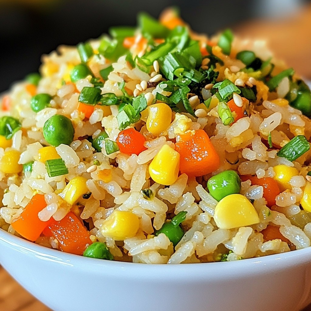 Veggie Packed Fried Rice for a Flavorful Meal