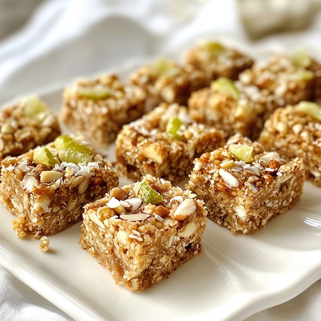 Coconut Lime Energy Squares Healthy Power Treat