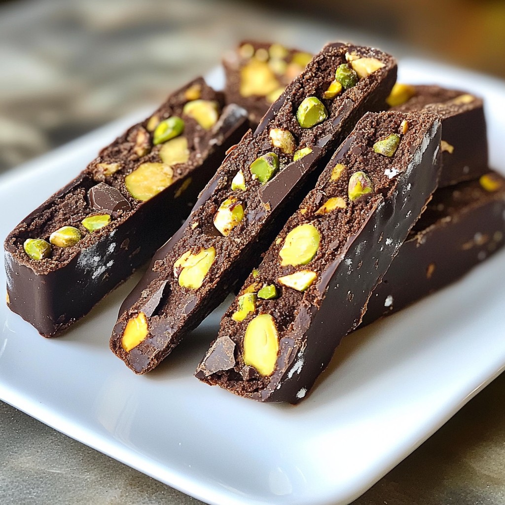 Chocolate Pistachio Biscotti Delicious Treat Recipe