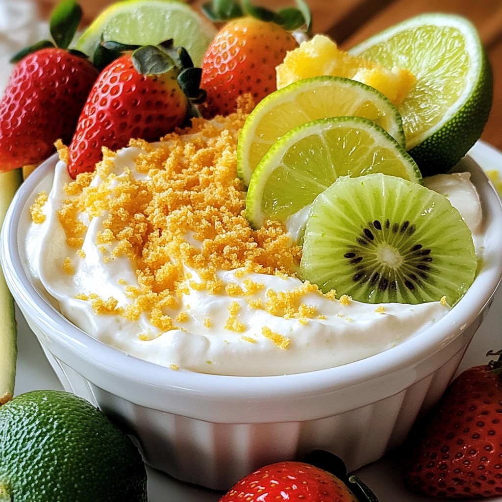 Key Lime Cheesecake Dip Simple and Creamy Delight