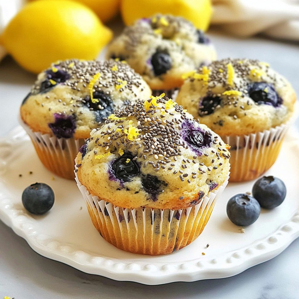 Blueberry Lemon Energy Muffins Bold and Tasty Snack