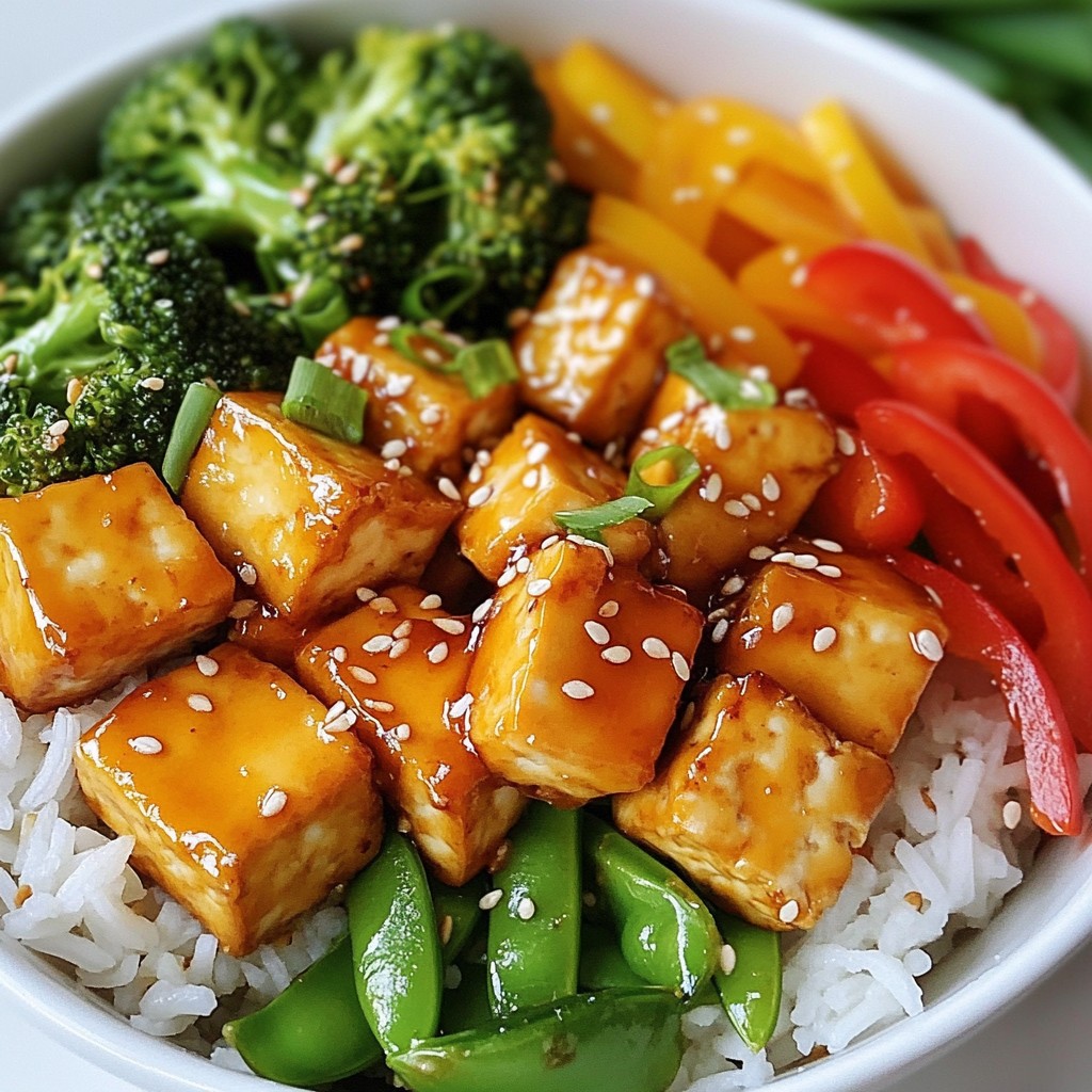 Honey Garlic Tofu Bowls Flavorful and Easy Recipe