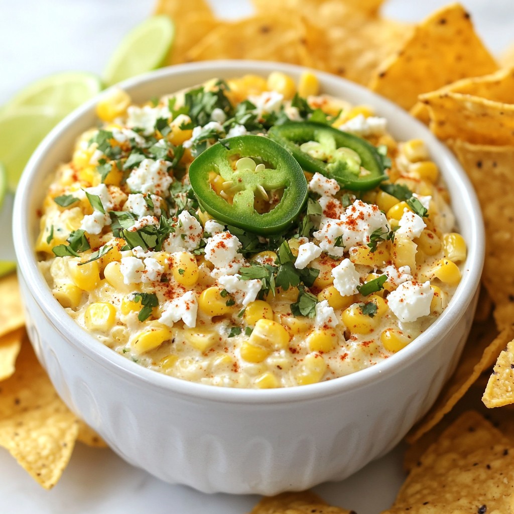 Spicy Mexican Street Corn Dip Flavorful Party Delight