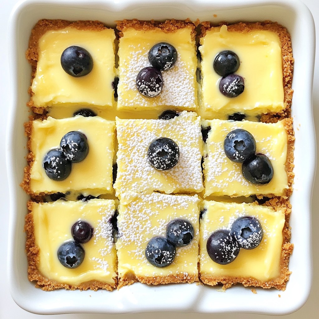 Lemon Blueberry Cheesecake Bars Irresistible Delight