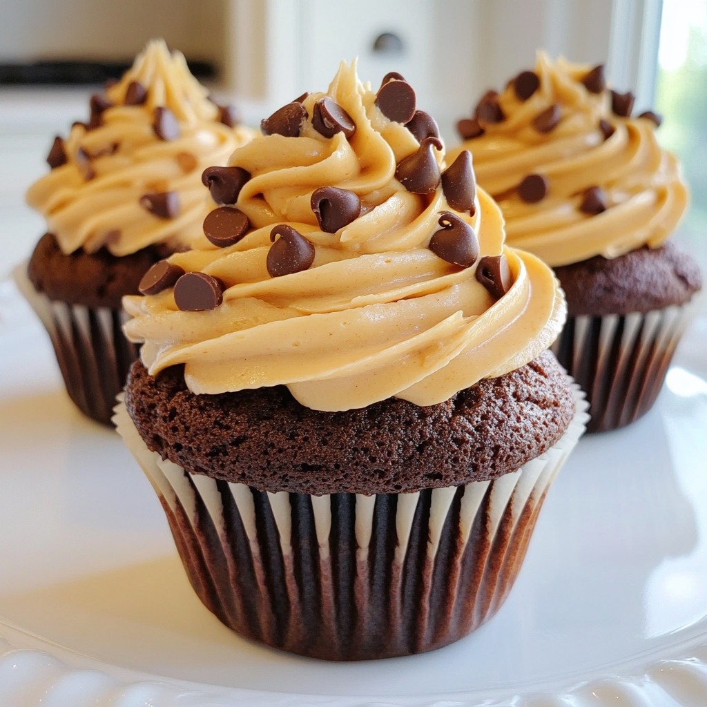 Chocolate Peanut Butter Cupcakes Sweet and Decadent Treat